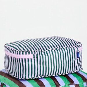 NWOT Baggu Packing Cube Small - Lilac Candy Stripe (Vacation Stripe Mix)